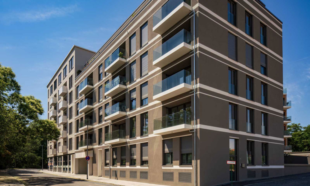 GEALAN prozorski profili na projektu Quartier am Mozartbrunnen / foto: GEALAN