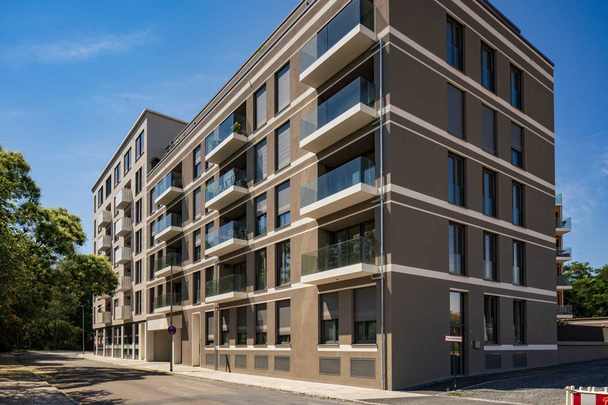 GEALAN prozorski profili na projektu Quartier am Mozartbrunnen / foto: GEALAN