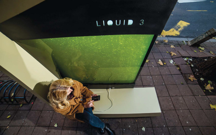 Liquid3, urbani mobilijar sistem za preičišćavanje vazduha u gradovima