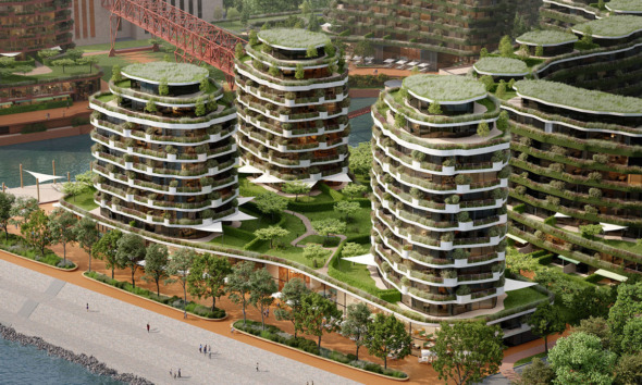 Projekat Marina Dorćol, podzemne garaže / render: Proficheck