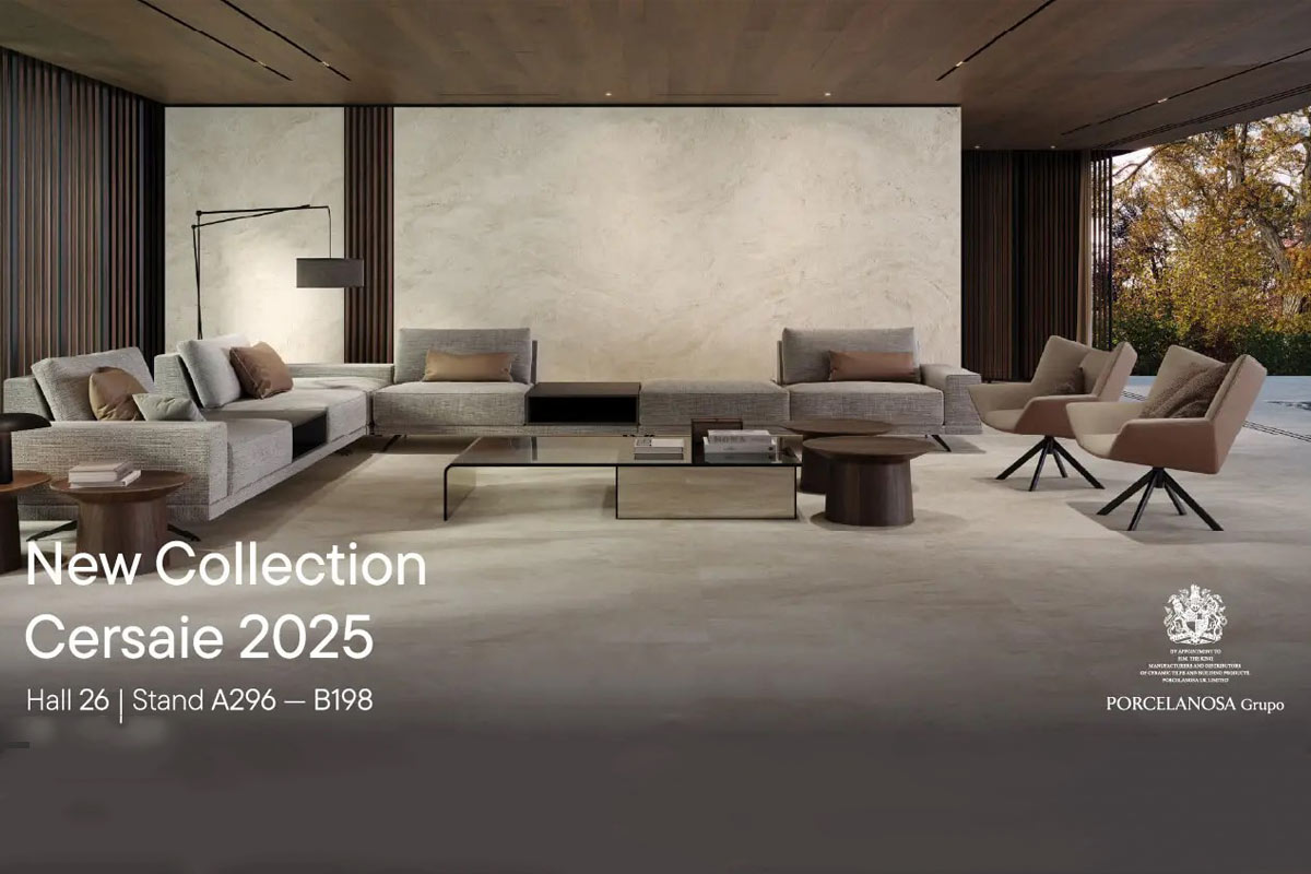 Materijali i trendovi: PORCELANOSA započinje odbrojavanje do Cersaie sajma / foto: PORCELANOSA