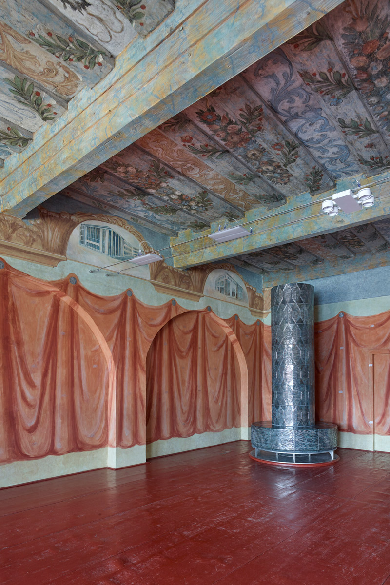 Oslikan istorijski salon u Srebrnoj kući / foto: Filip Šlapal