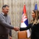 Dimitrije Knjeginjić i Adrijana Mesarović sklopili ugovor o dodeli podsticajnih sredstava za izgradnju nove fabrike cementa / foto: Lafarge