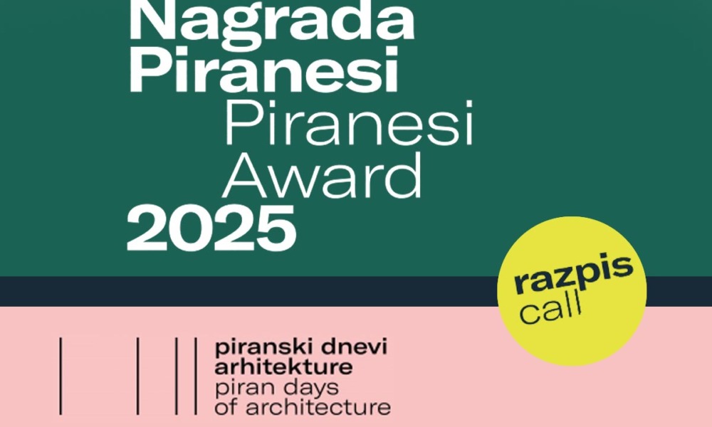 Raspisan međunarodni konkurs za Piranesi nagradu 2025