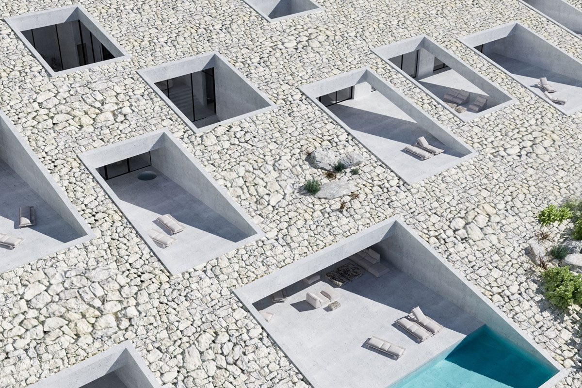 Projekat: The Subterram, terase / 3D vizualizacija: PROARH