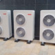 Kaskadna veza tri toplotne pumpe Nimbus Plus S-T NET R32 / foto: Ariston