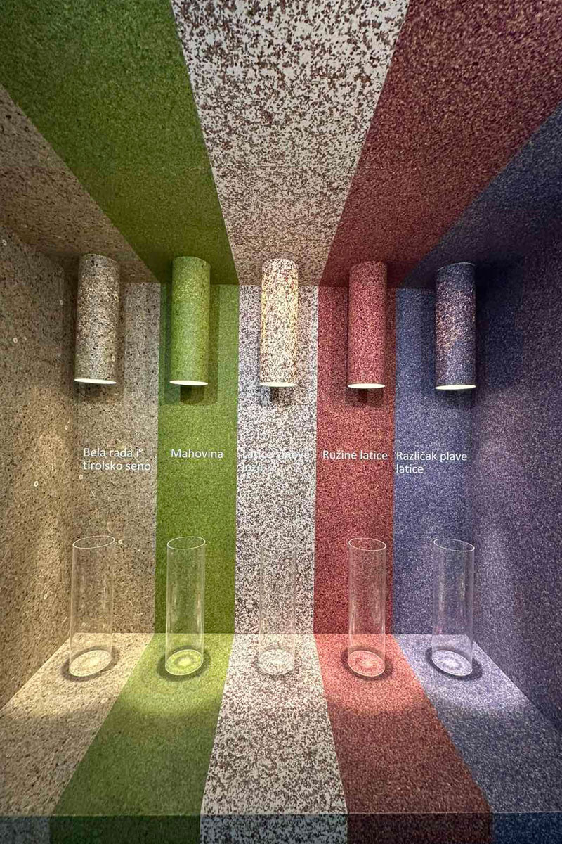 Paleta boja Organoid površina / foto: Pinoles