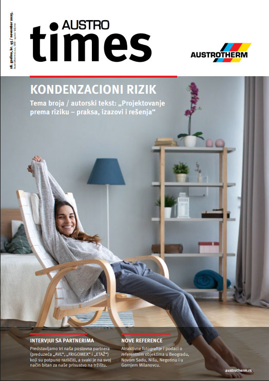 AUSTROtimes, naslovna strana poslednjeg broja magazina / foto: Austrotherm