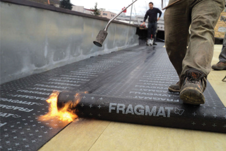 Postavljanje hidroizolacije / foto: Fragmat S