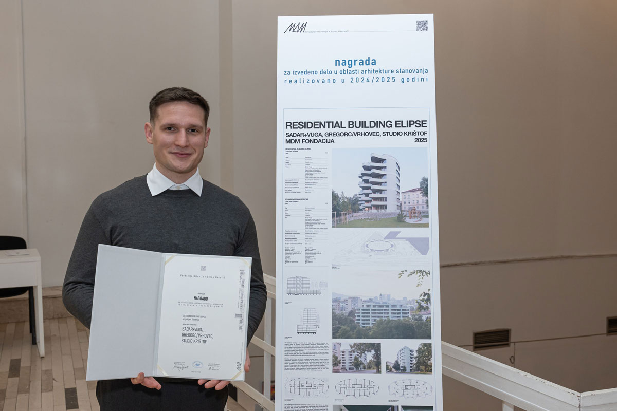 Petko Grabljič na dodeli nagrade / foto: Sofija Milinković