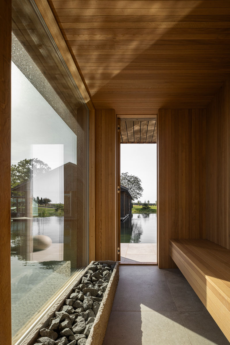 Enterijer saune u Sjöparken, Norm Architects / foto: ©Jonas Bjerre-Poulsen/Norm Architects