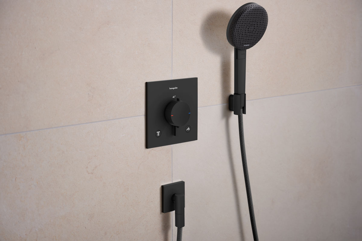 hansgrohe Ecostat Comfort u crnoj boji / foto: hansgrohe