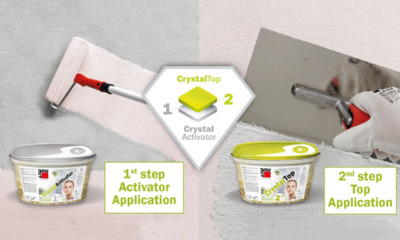 Koraci nanošenja Baumit CrystalSeta / foto: Baumit