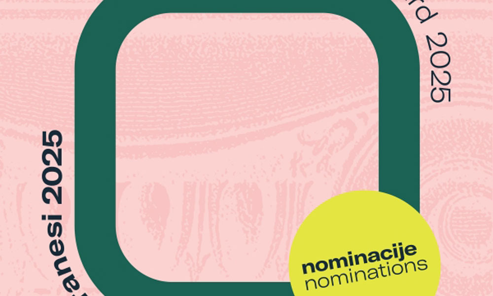 Piranesi nagrada 2025 - Nominacije / baner: Piranski dani arhitekture