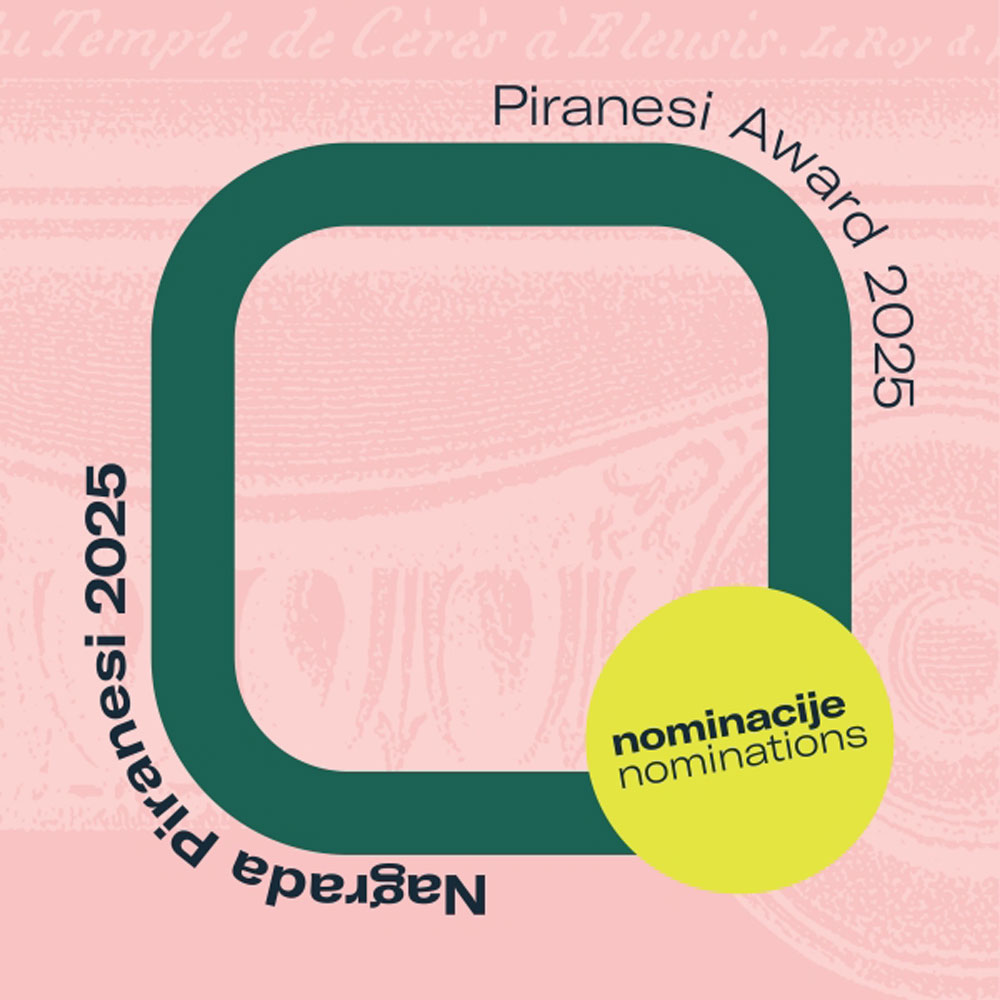 Piranesi nagrada 2025 - Nominacije / baner: Piranski dani arhitekture