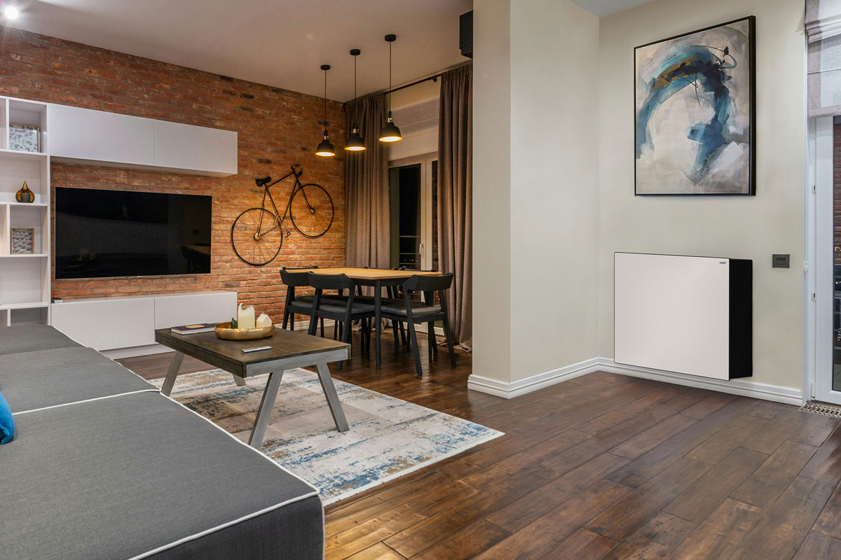 Ariosa DOT u enterijeru dnevne sobe / foto: Valsir