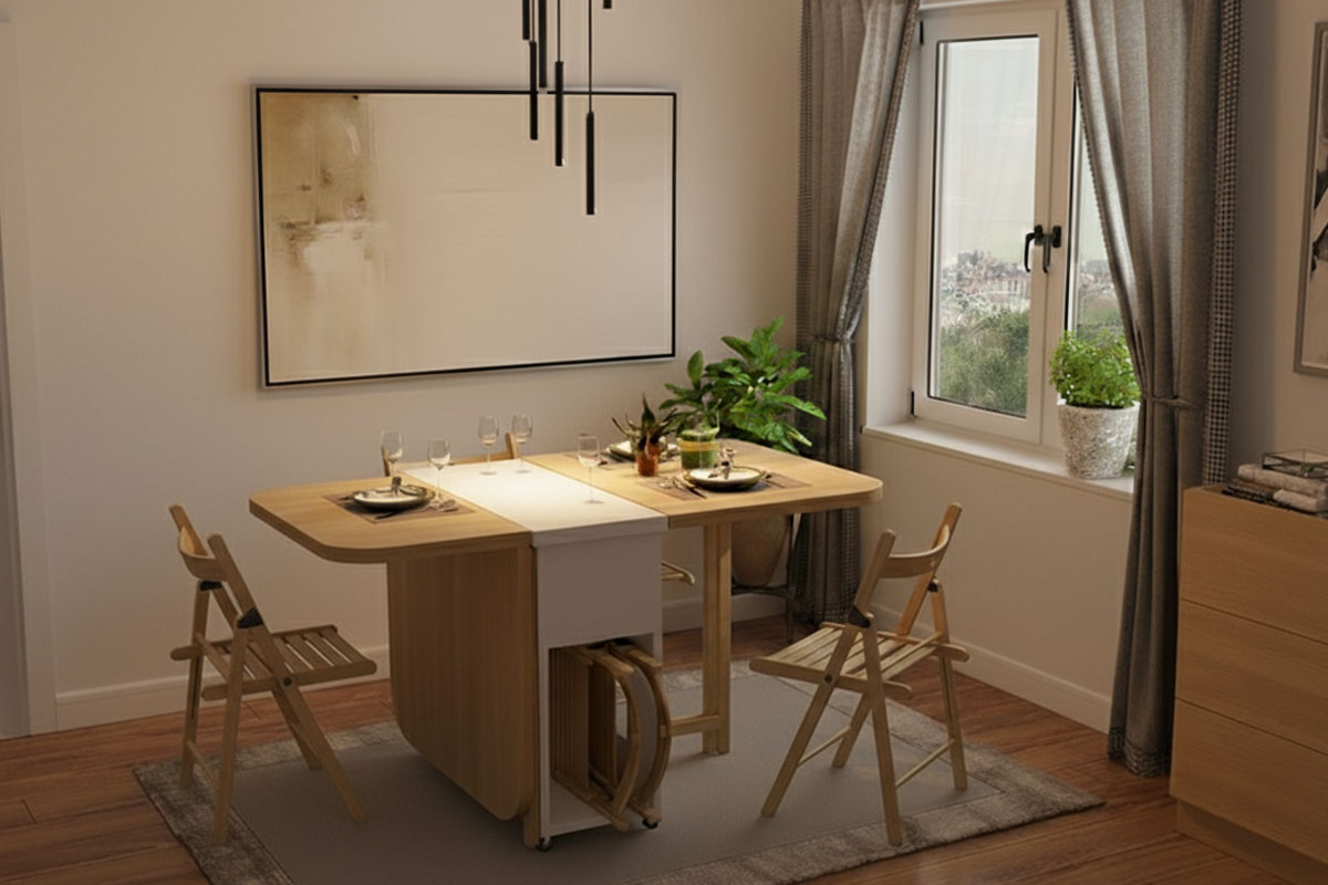 Hibridni sistemi - trpezarija / foto: Kreirano pomoću veštačke inteligencije