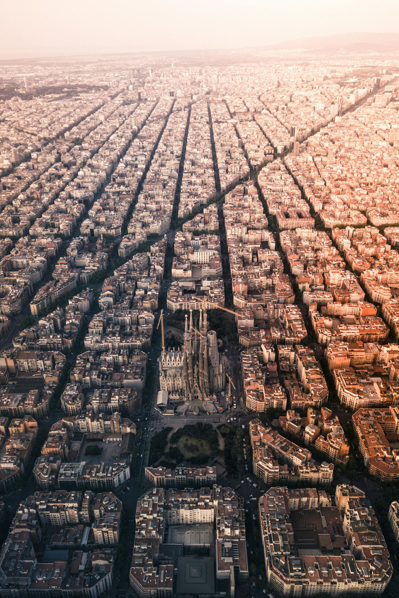 Slika 2. Serdijeva urbanistička matrica kao podloga za dalji razvoj Barselone / foto: pexels.com