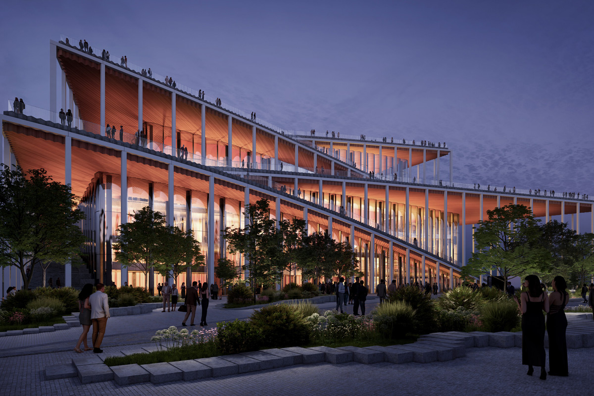 projekat: Vltavska filharmonija / autor projekta: BIG - Bjarke Ingels Group / 3D vizualizacija: BIG - Bjarke Ingels Group