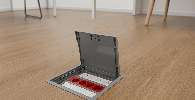 Podne instalacione kutije iz sistema Aling45