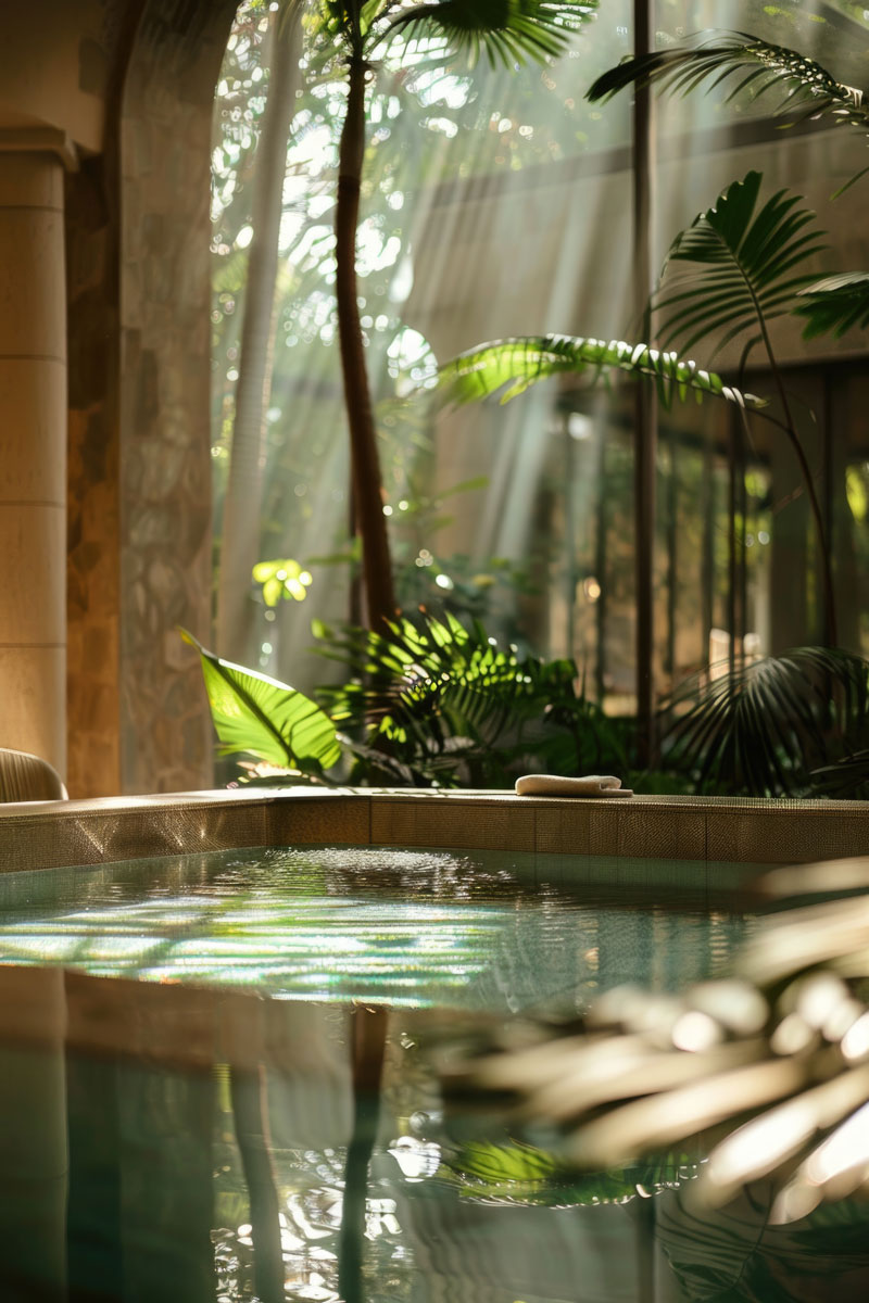 Bazen u luksuznom spa centru / foto: freepik.com