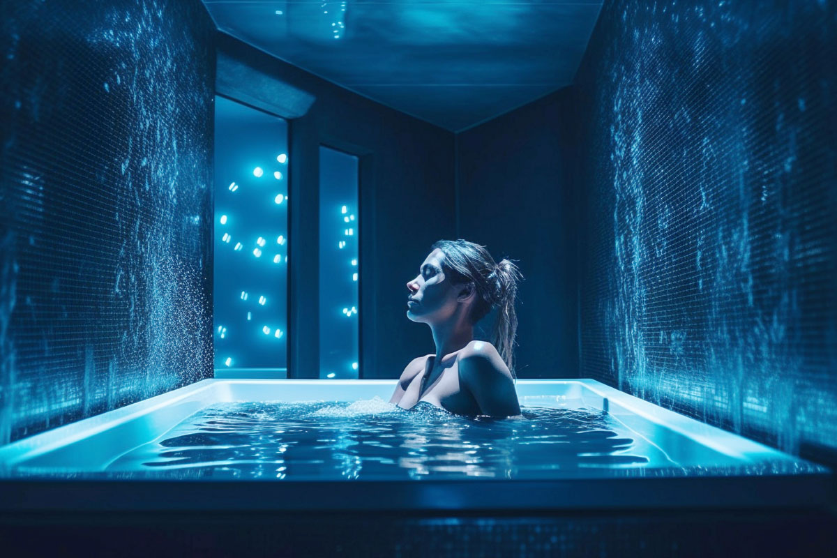 Devojka u džakuziju u spa centru / foto: freepik.com