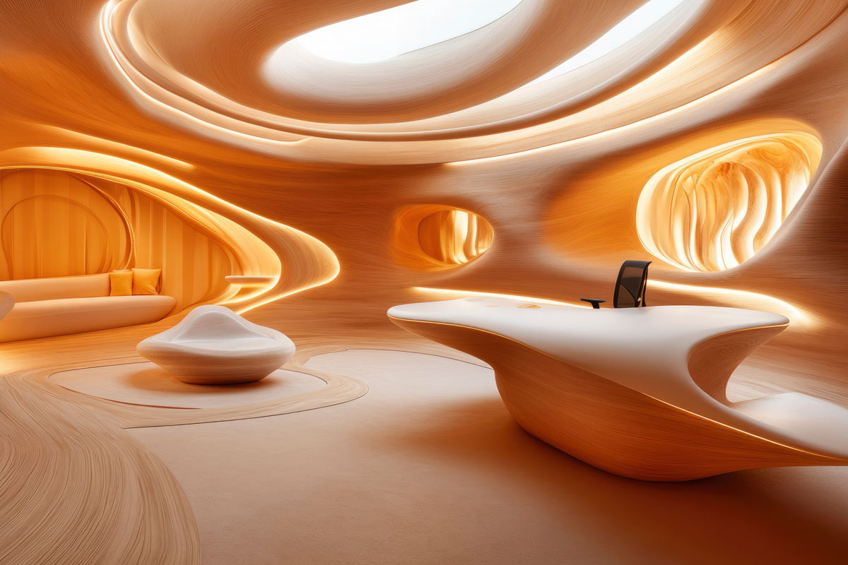 Futuristički dizajn spa centra / foto: freepik.com