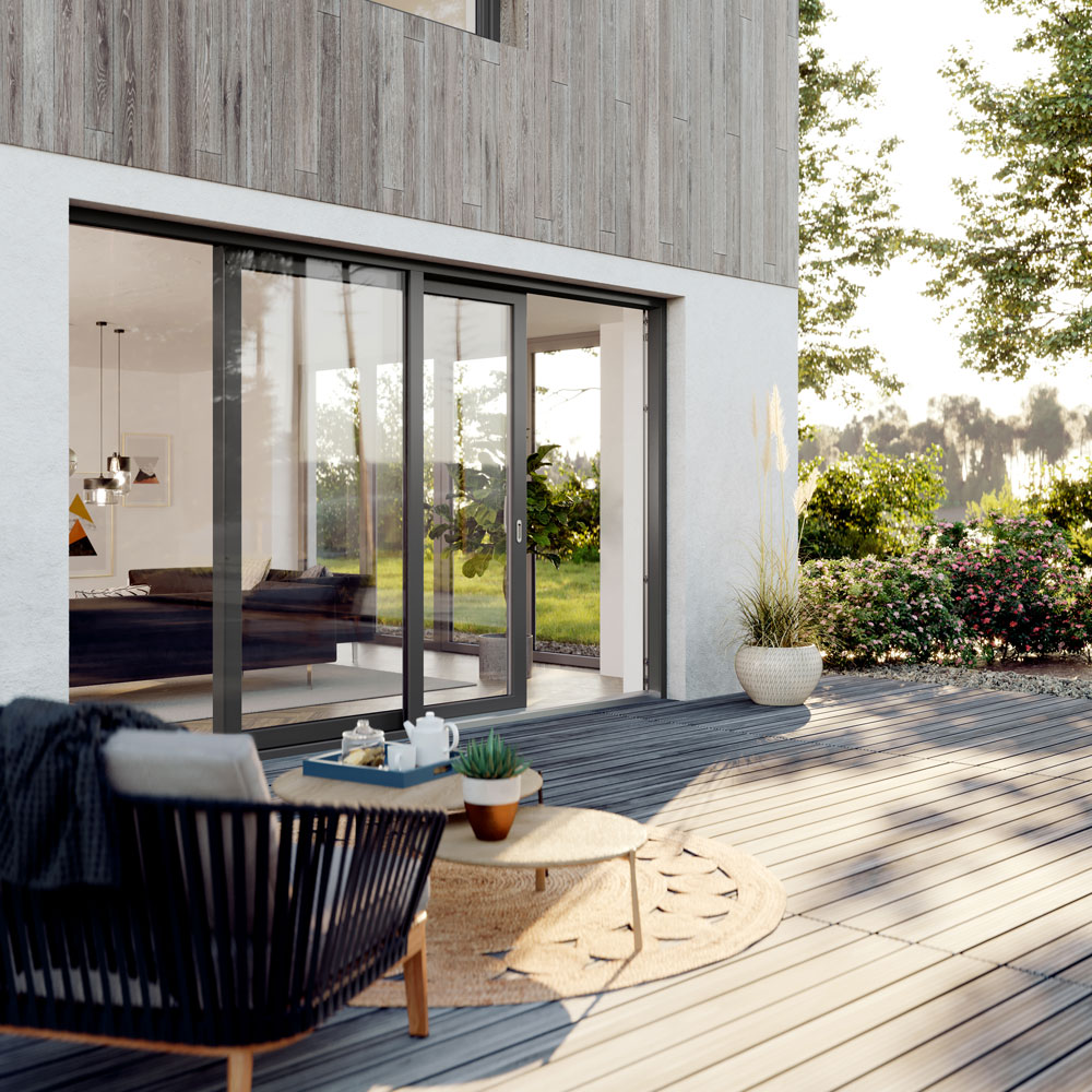 Klizni prozori sistema profila SYNEGO SLIDE / foto: Rehau