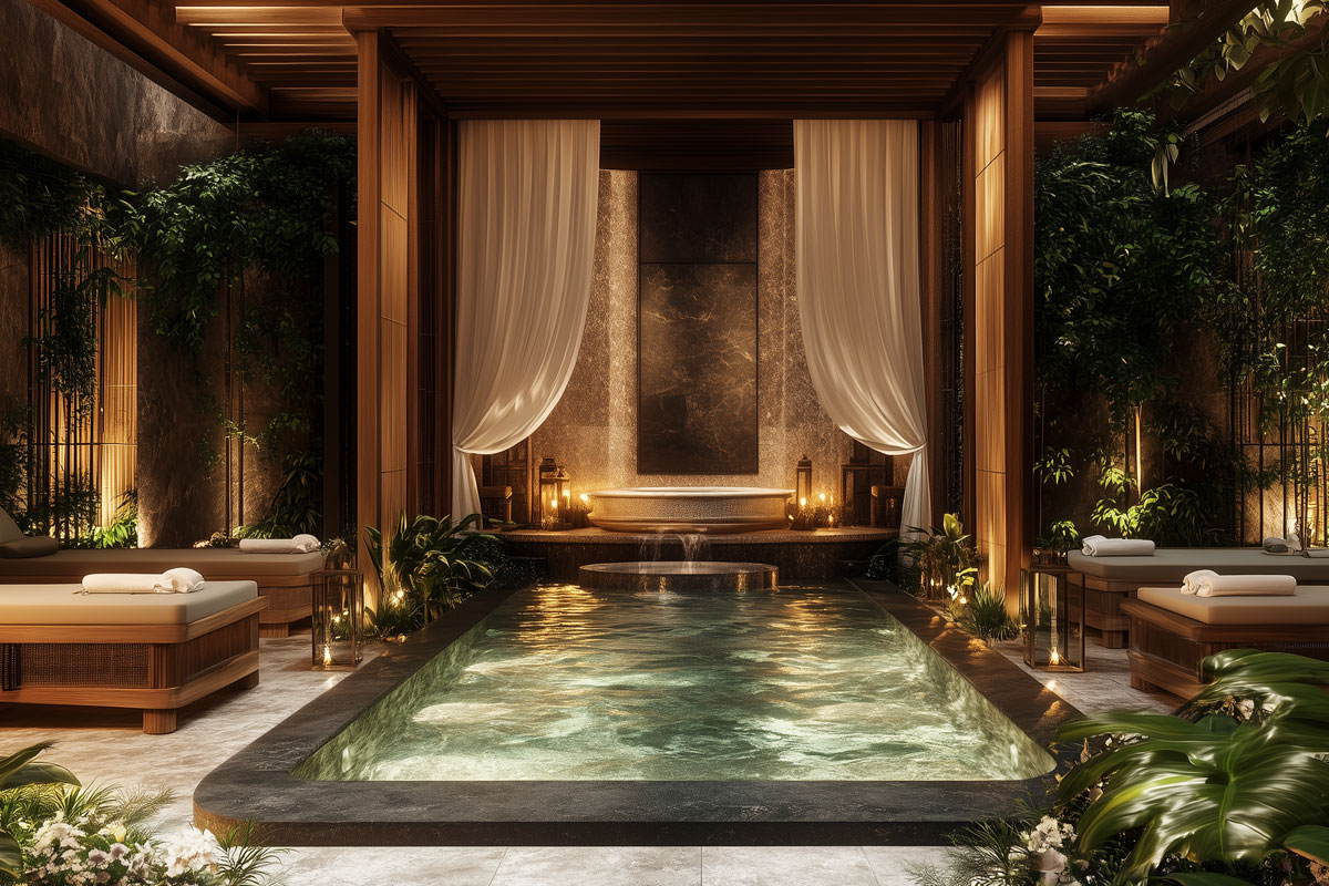 Enterijer spa centra / foto: pixabay