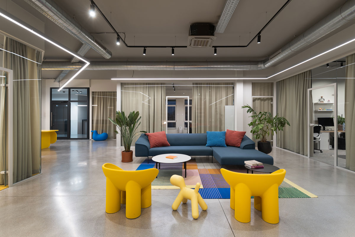 Projekat Polet + Antipod, enterijer prostora za odmor / foto: Relja Ivanić