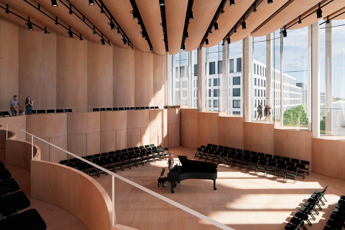 projekat: Vltavska filharmonija / autor projekta: BIG - Bjarke Ingels Group / 3D vizualizacija: BIG - Bjarke Ingels Group