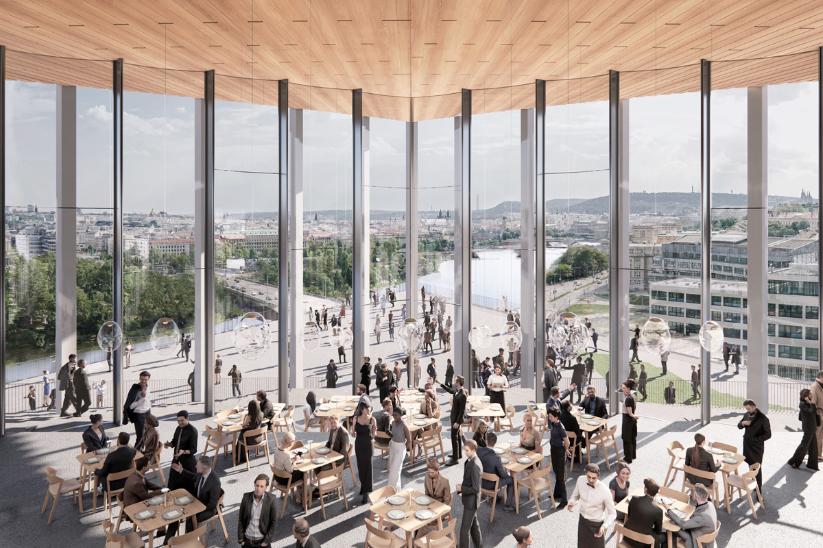 projekat: Vltavska filharmonija / autor projekta: BIG - Bjarke Ingels Group / 3D vizualizacija: BIG - Bjarke Ingels Group