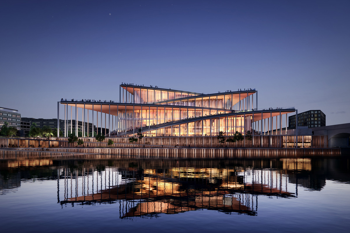 projekat: Vltavska filharmonija / autor projekta: BIG - Bjarke Ingels Group / 3D vizualizacija: BIG - Bjarke Ingels Group