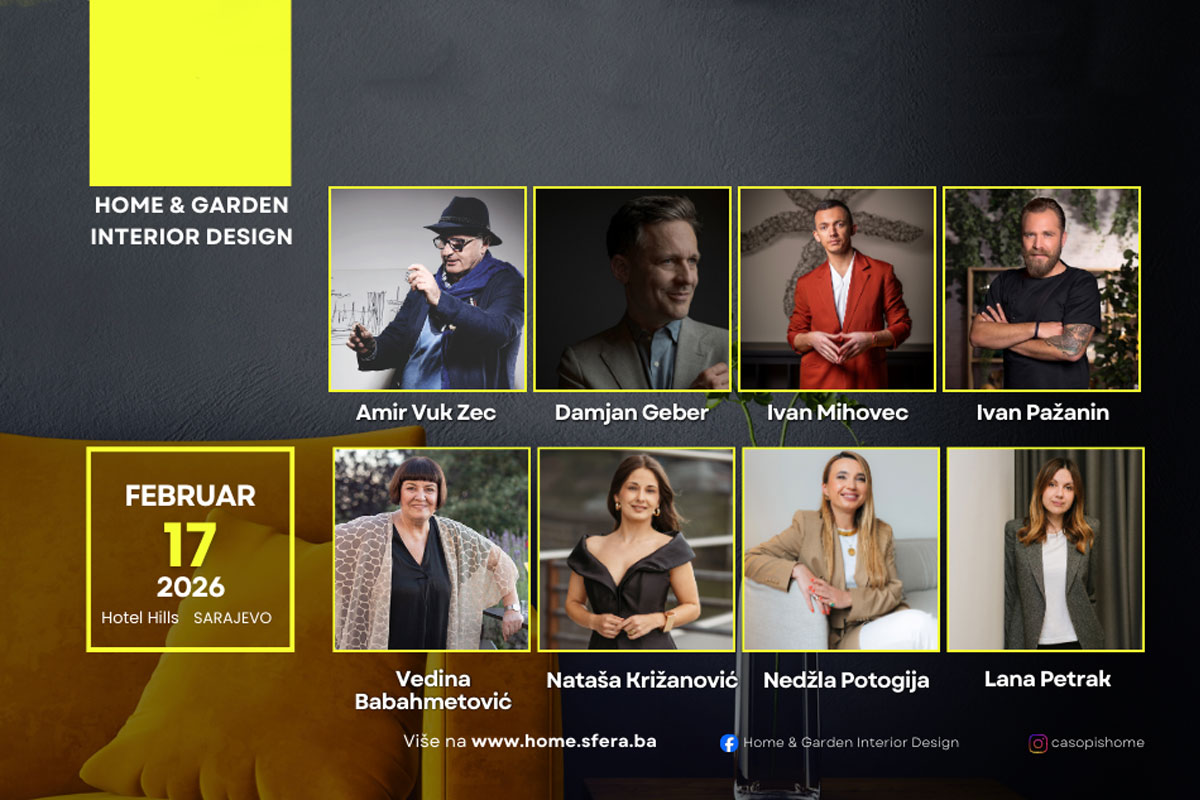 Sajam i konferencija "HOME & GARDEN DESIGN" u Sarajevu / baner: Sfera d.o.o.