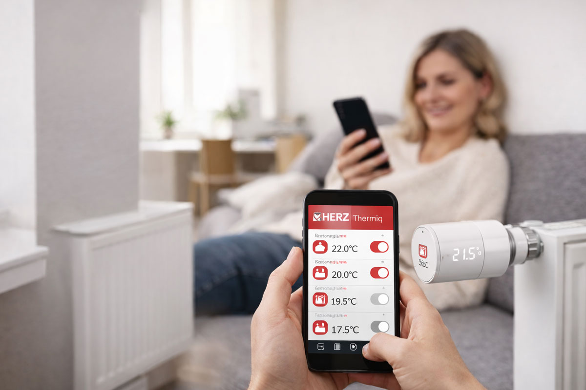 HERZ Thermiq pametni sistem za upravljanje / foto: HERZ