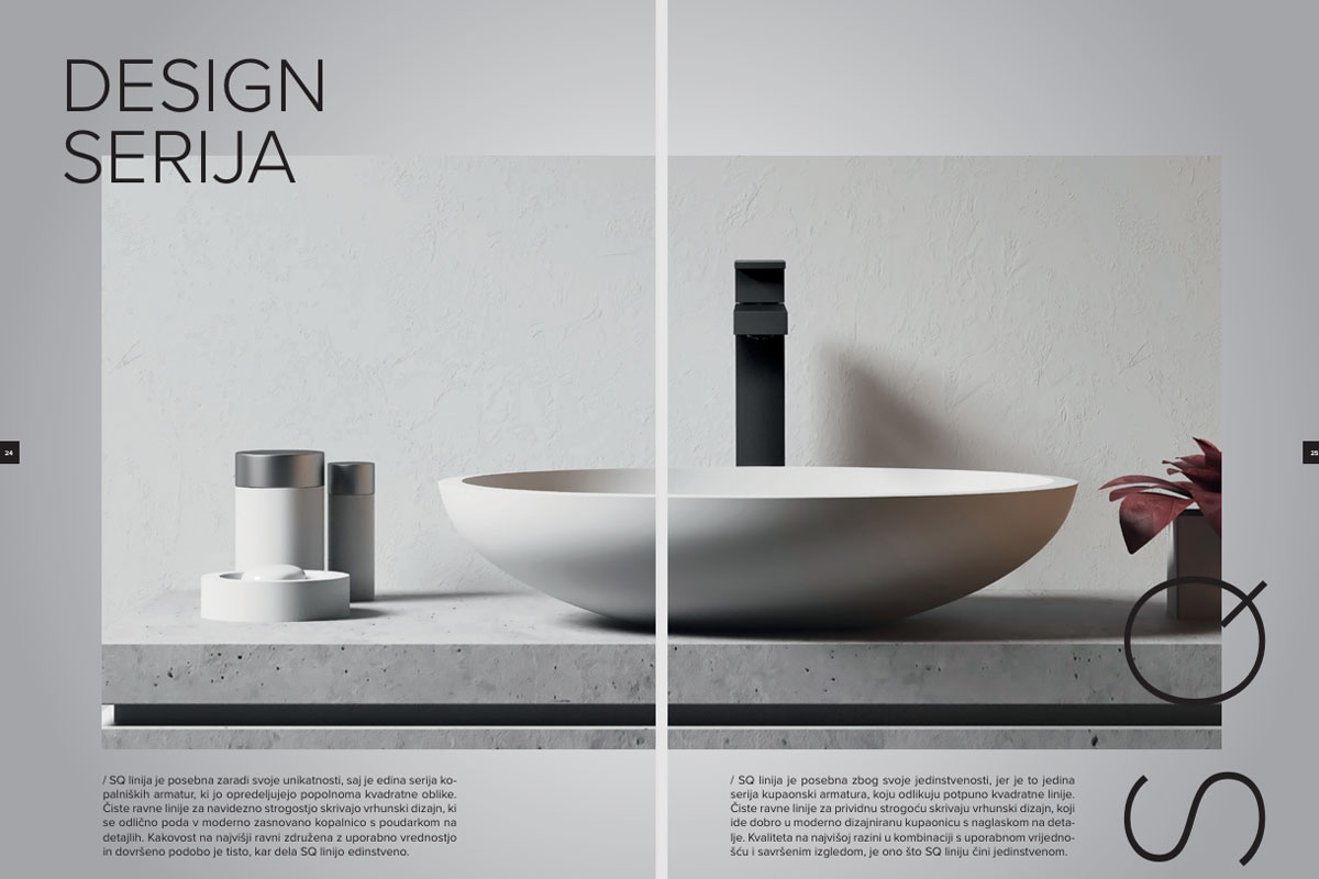 HERZ Design serija sanitarnih baterija za kupatilo / foto: HERZ