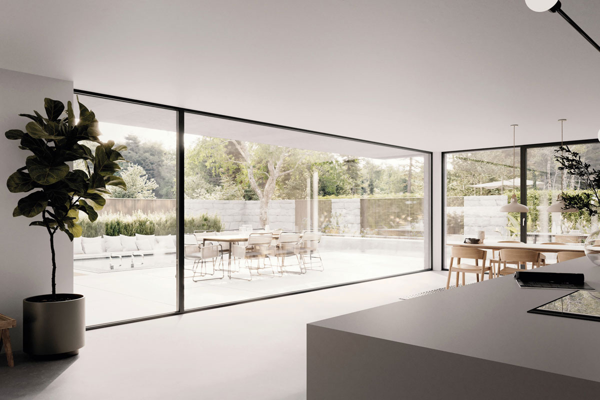 ARTEVO prozori velikih dimenzija za više prirodnog svetla / foto: Rehau