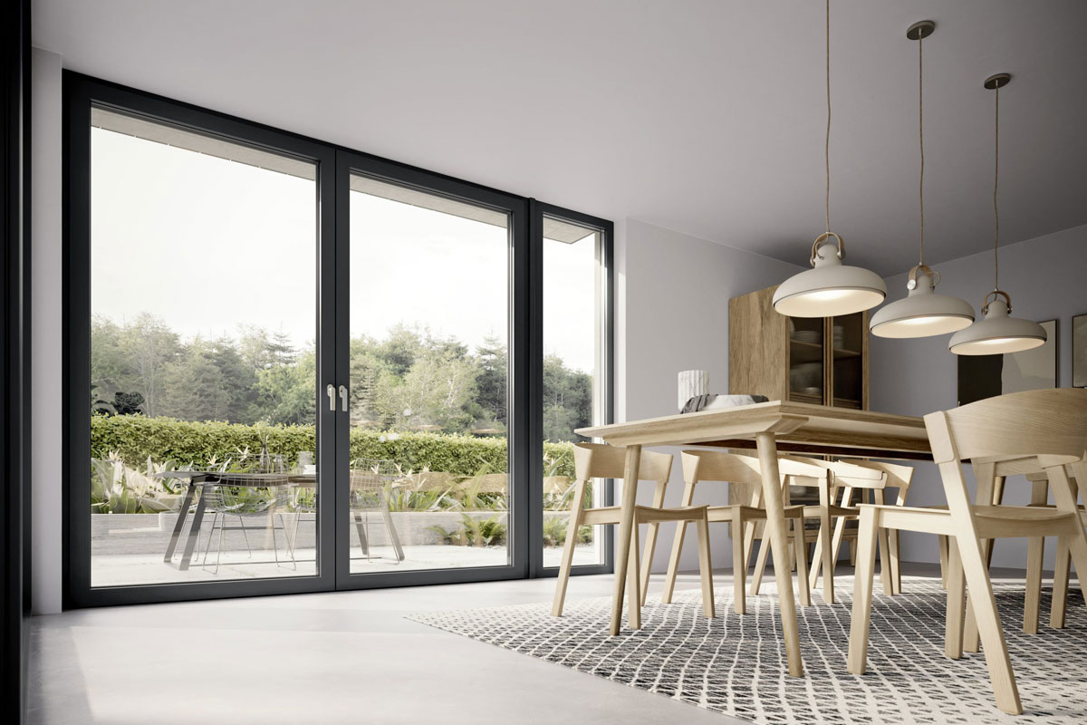 ARTEVO prozori u enterijeru trpezarije / foto: Rehau