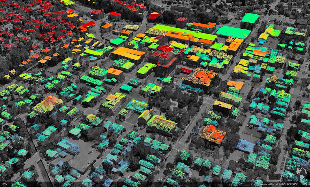 Slika 7 Prikaz 3D modela digitalnog blizanca generisanog putem EnergyAtlas softvera. / foto: ©EnergyAtlas.io