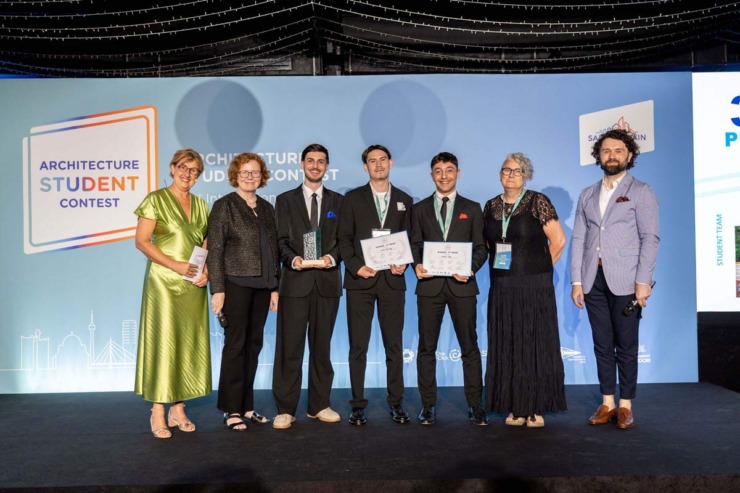 Dobitnici 3. nagrade Saint-Gobain Architecture Student Contest 2026 / foto: Sam Pinto