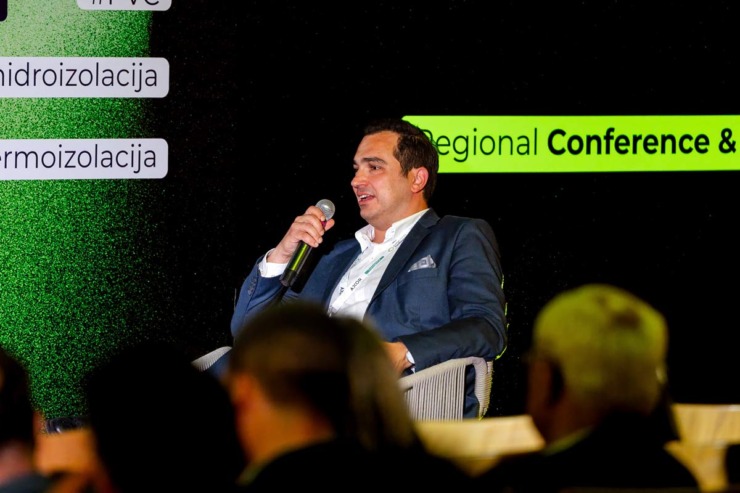 Petar Stojanović, arhitekta i predstavnik kompanije ELVIAL na ArchyEnergy 2026