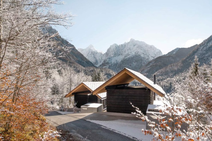 Deklev Gregorič Arhitekti, projekat „Dvojna alpska kuća“ u Kranjskoj Gori / foto: Ana Skobe