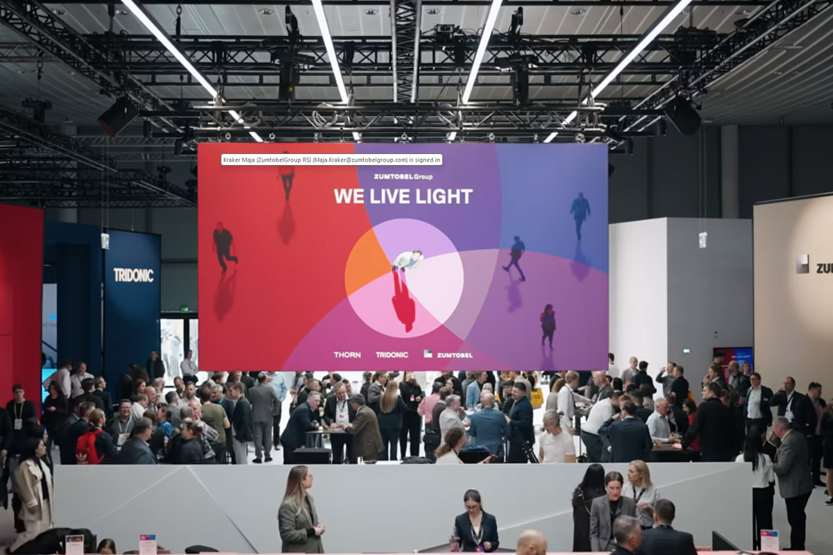 Zumtobel Group na Light+Building 2026 / foto: ZG Lighting SRB