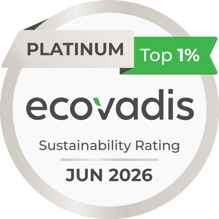 EcoVadis Platinum priznanje / foto: ZG Lighting SRB