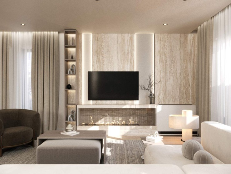 Dnevna soba, enterijer / foto: AMO Design Studio