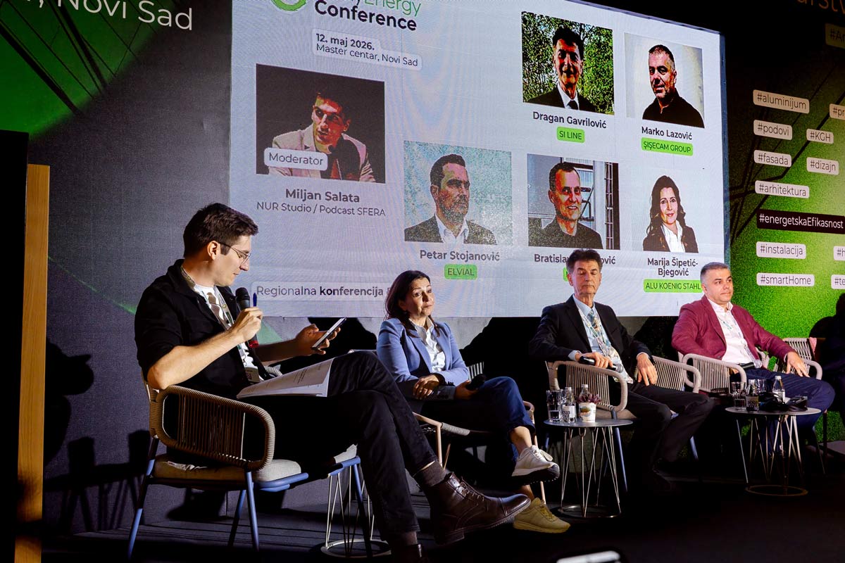 Održana panel diskusija "Aluminijum, staklo i okovi u dijalogu sa arhitektama: Materijali koji definišu kvalitet savremene gradnje" na ArchyEnergy 2026