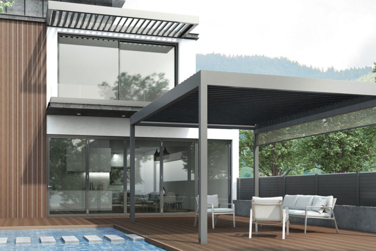 ALUMIL pergola pored bazena / foto: ALUMIL