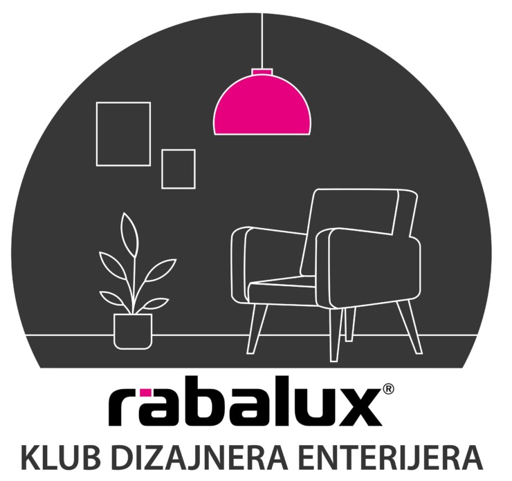 RĂĄbalux klub dizajnera logo