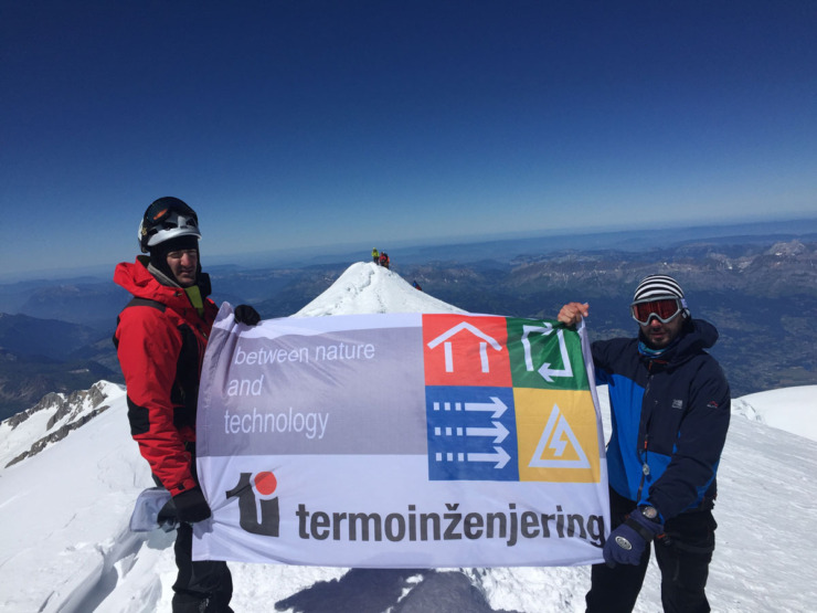 Top of Europe - Mont Blanc, 4807 m / foto: Termoinženjering