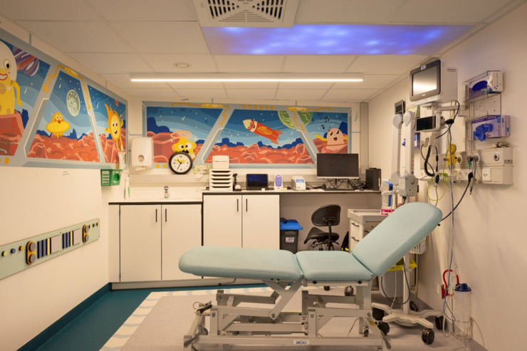 Zumtobel osvetljenje u prostoriji za pregled / foto: ZG Lighting SRB